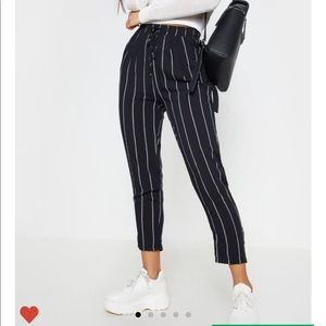 PrettyLittleThing Diya Striped pants